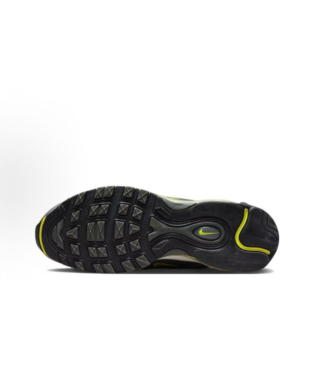 NIKE Серые кожаные кроссовки, фото 6