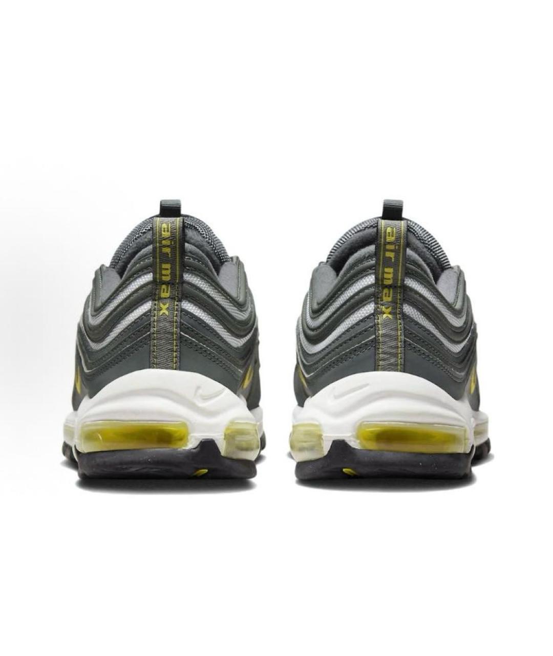 NIKE Серые кожаные кроссовки, фото 5