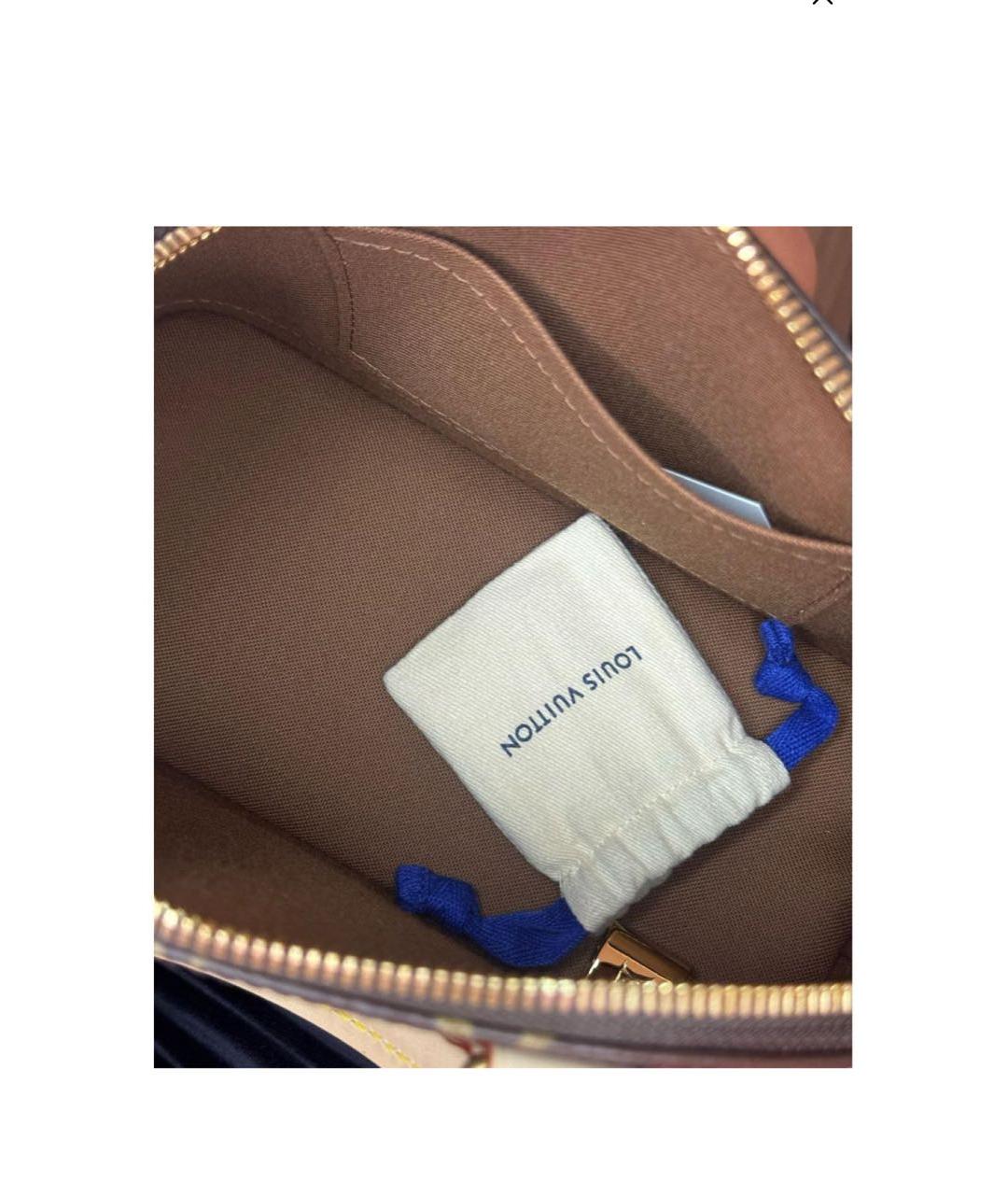 LOUIS VUITTON Коричневая сумка через плечо, фото 7