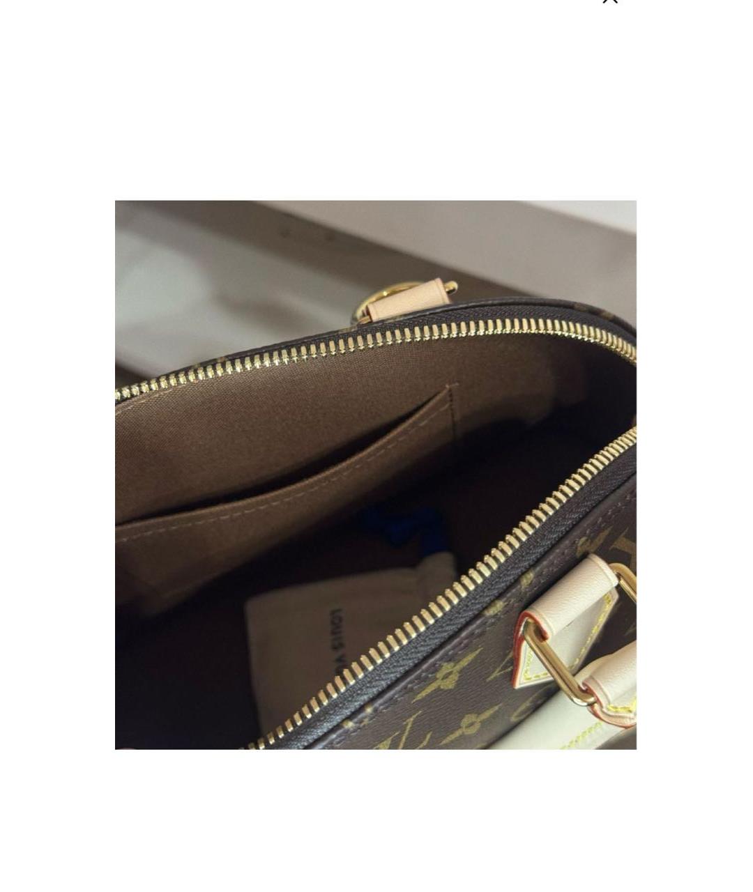 LOUIS VUITTON Коричневая сумка через плечо, фото 4