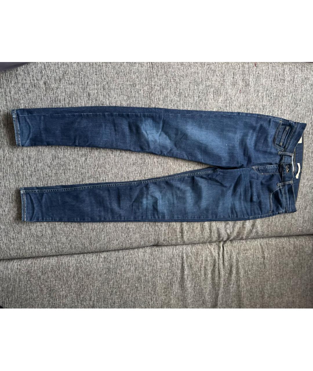 LEVI'S Синие хлопко-полиэстеровые джинсы слим, фото 9