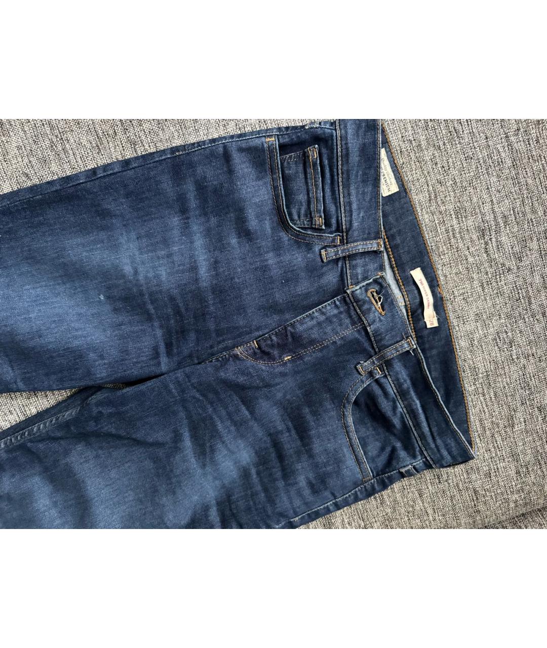 LEVI'S Синие хлопко-полиэстеровые джинсы слим, фото 8