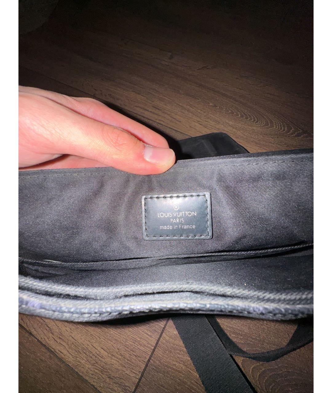 LOUIS VUITTON Черная сумка на плечо, фото 5