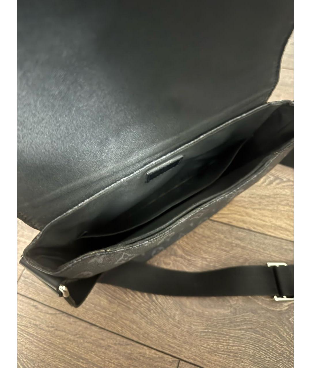 LOUIS VUITTON Черная сумка на плечо, фото 4