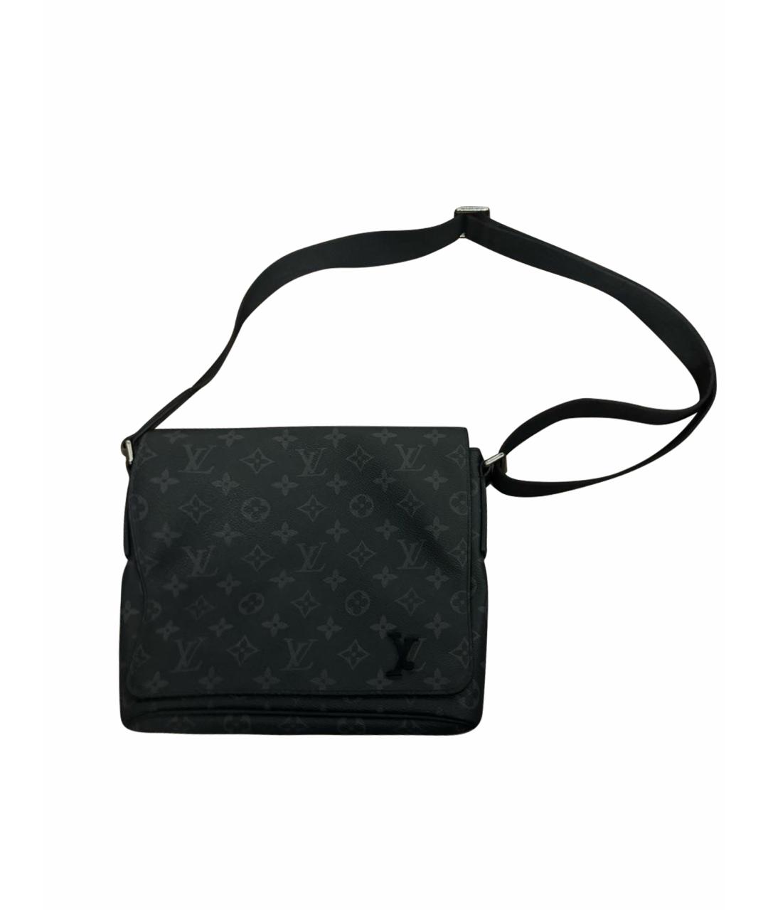 LOUIS VUITTON Черная сумка на плечо, фото 7