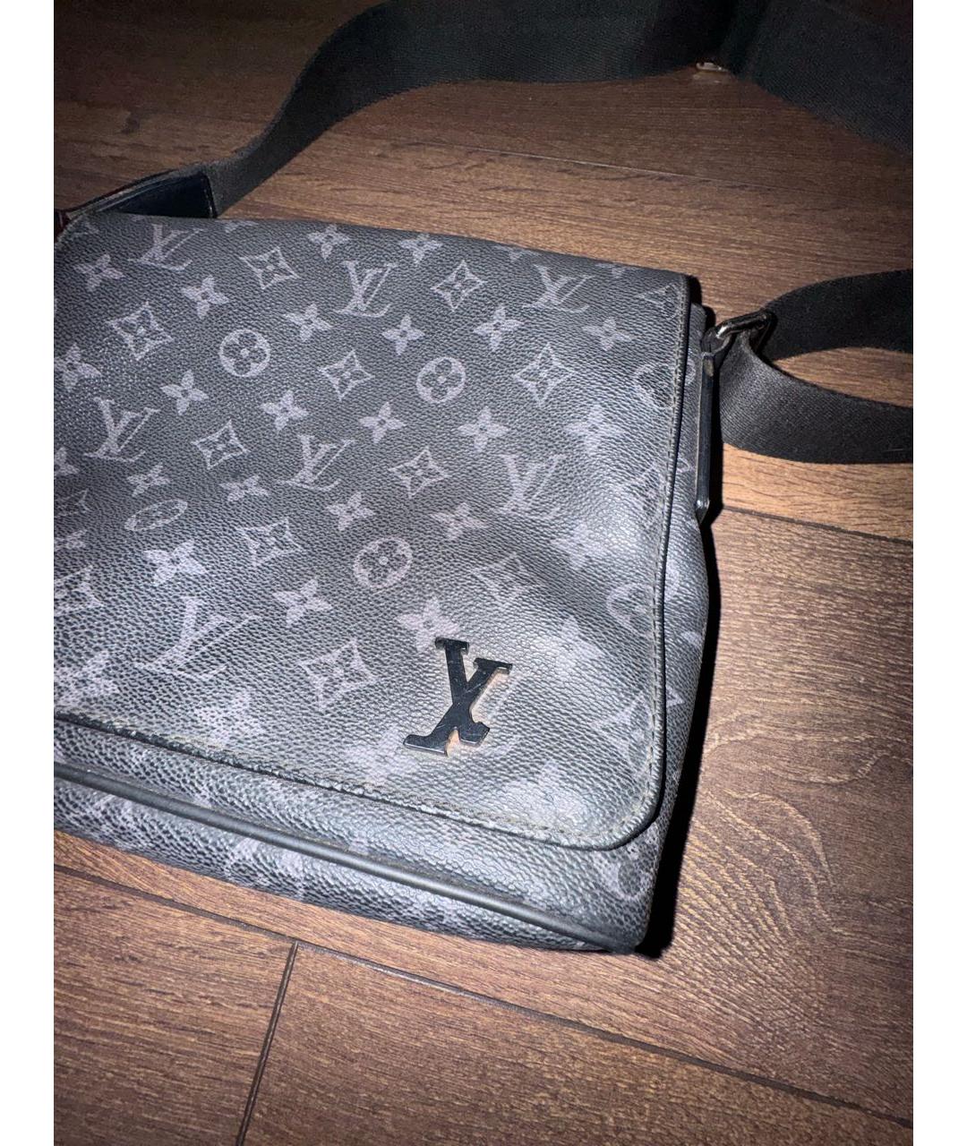 LOUIS VUITTON Черная сумка на плечо, фото 2