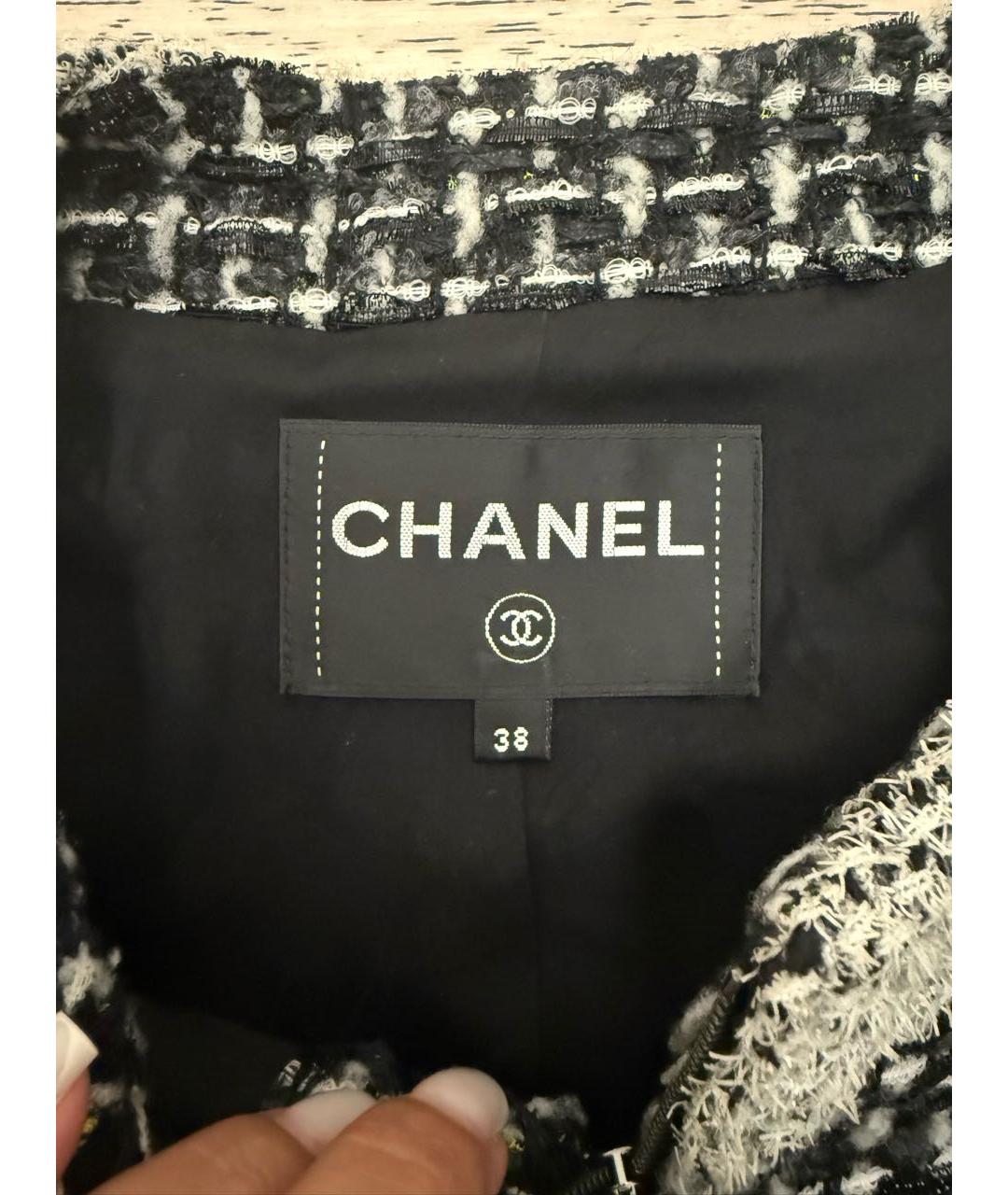 CHANEL Мульти твидовый жакет/пиджак, фото 3