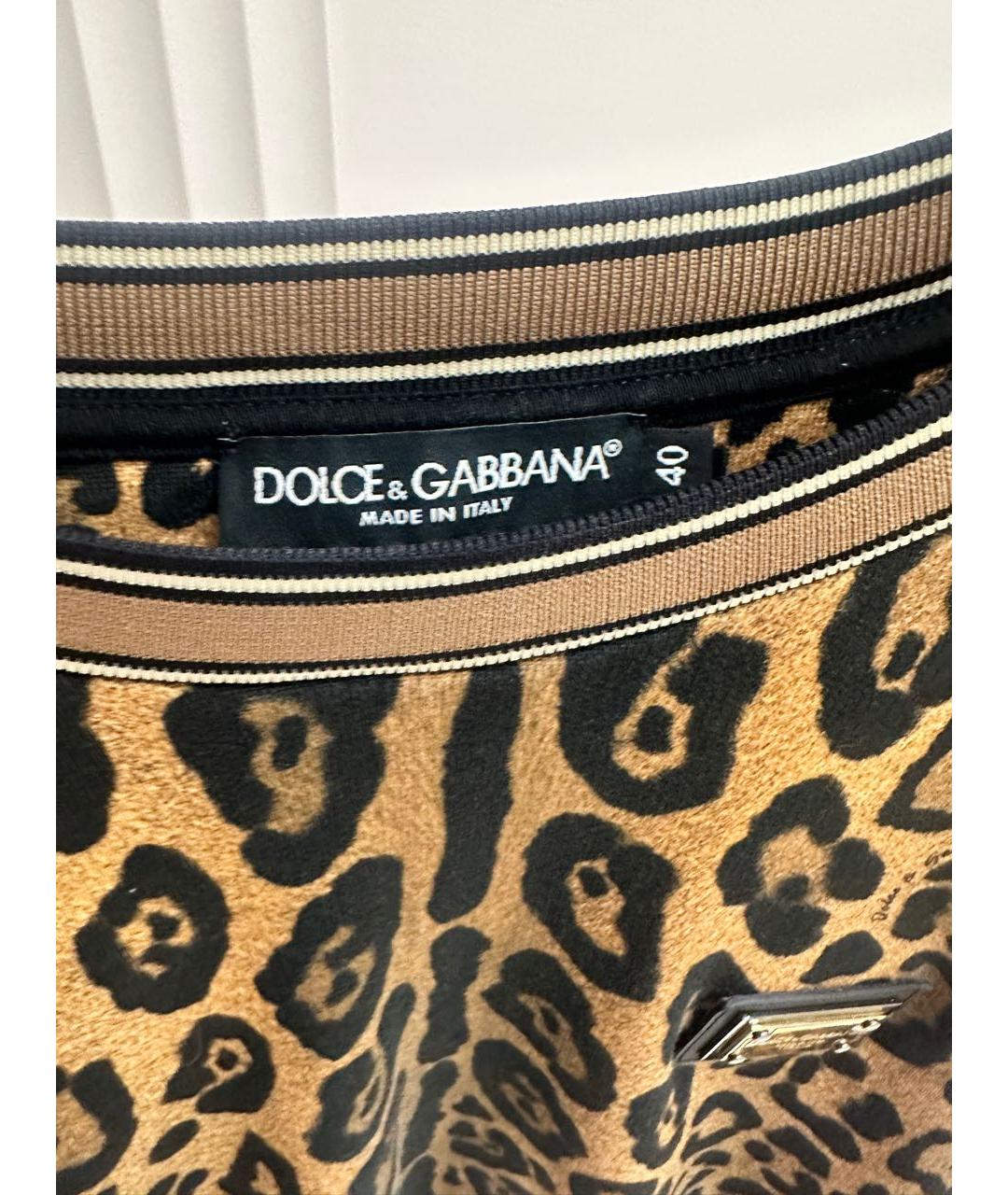 DOLCE&GABBANA Мульти хлопко-эластановый джемпер / свитер, фото 3