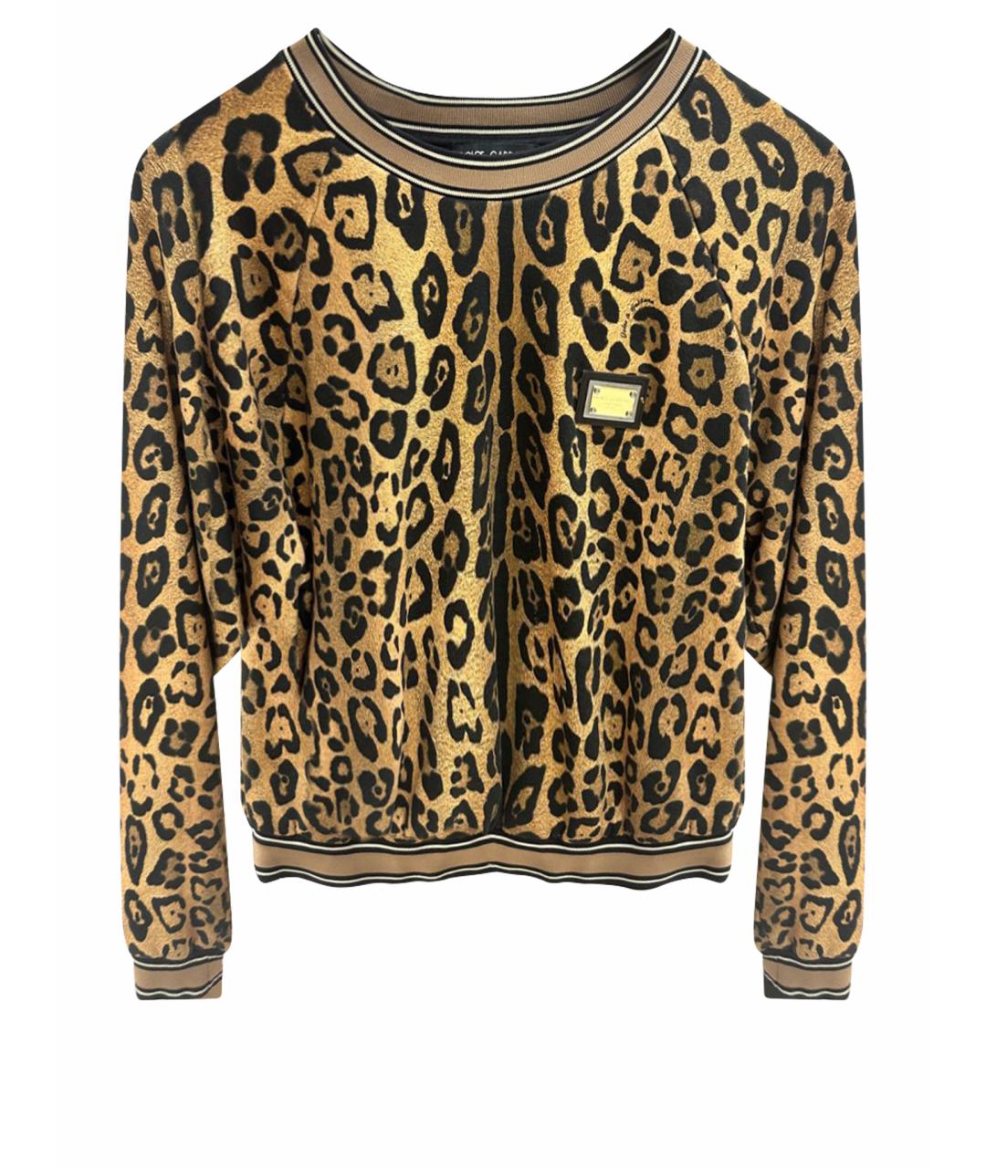 DOLCE&GABBANA Мульти хлопко-эластановый джемпер / свитер, фото 1