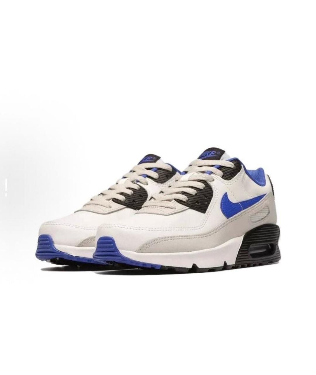 NIKE Белые кожаные кроссовки, фото 3