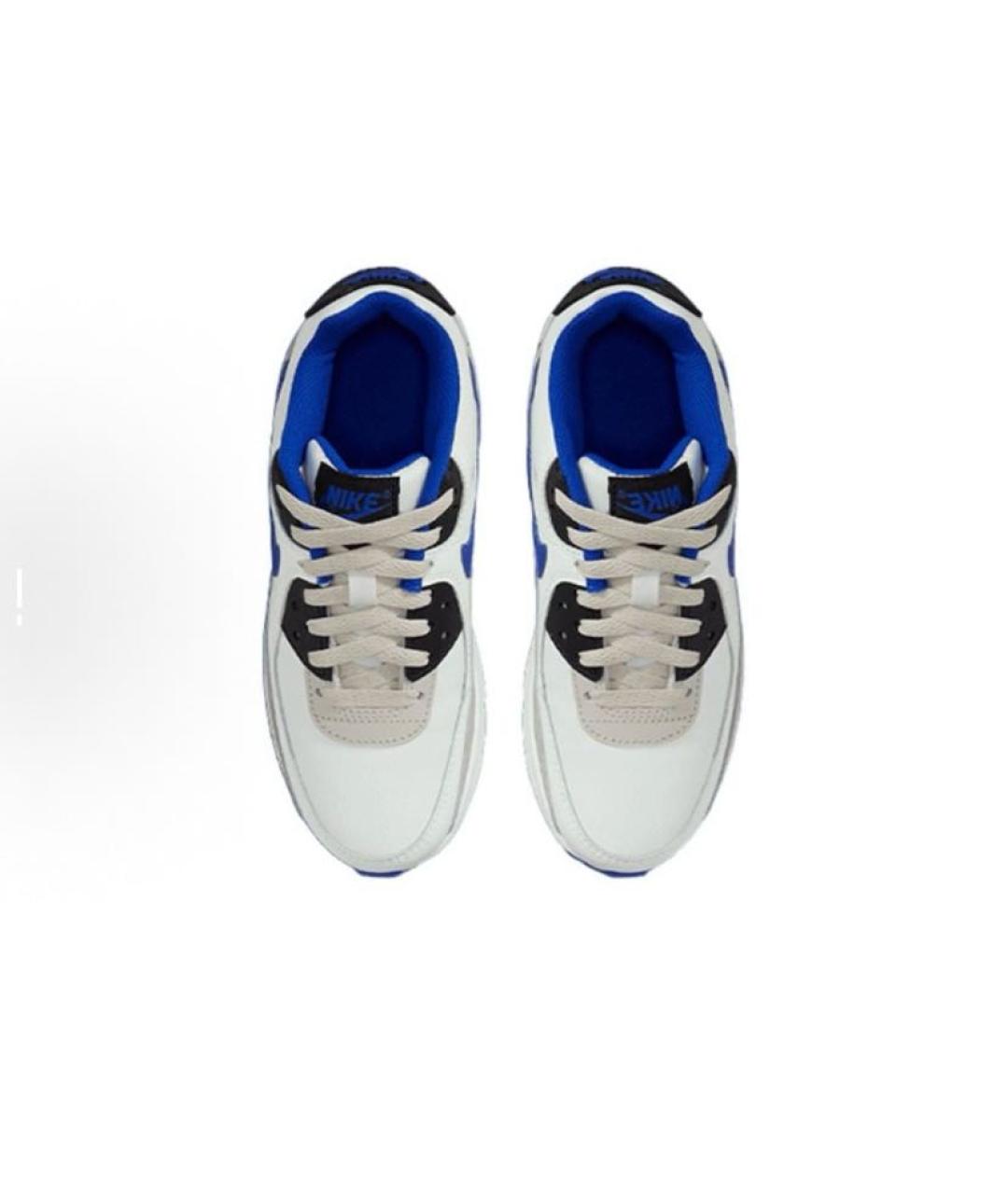 NIKE Белые кожаные кроссовки, фото 4