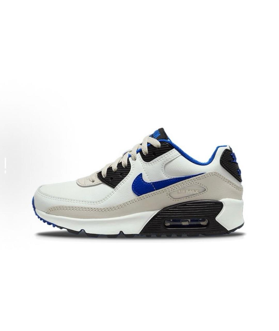 NIKE Белые кожаные кроссовки, фото 2