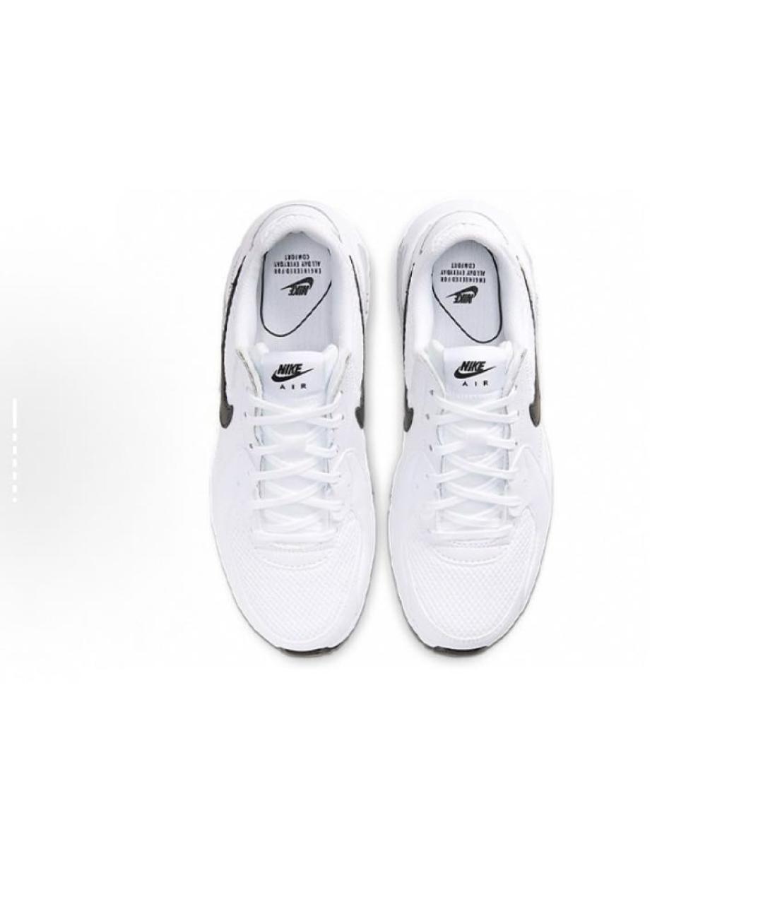 NIKE Белые текстильные кроссовки, фото 5