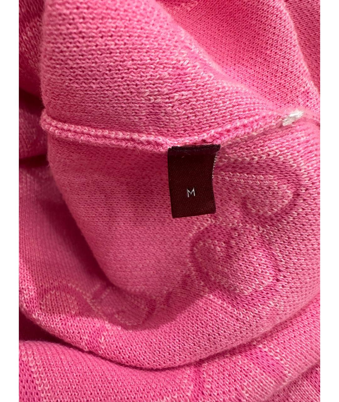 GUCCI Розовый хлопковый кардиган, фото 6