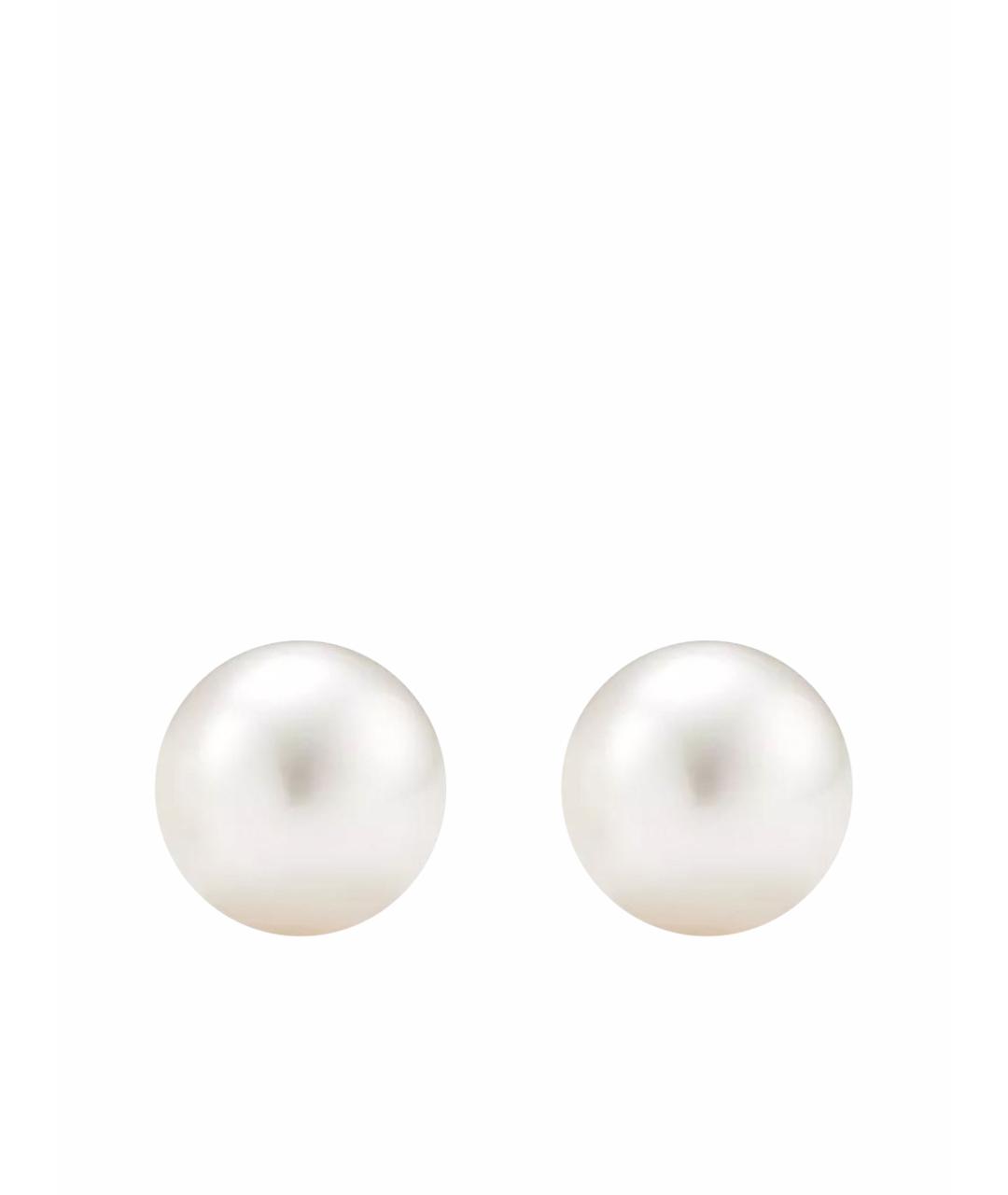 TIFFANY&CO Белые жемчужные серьги, фото 1