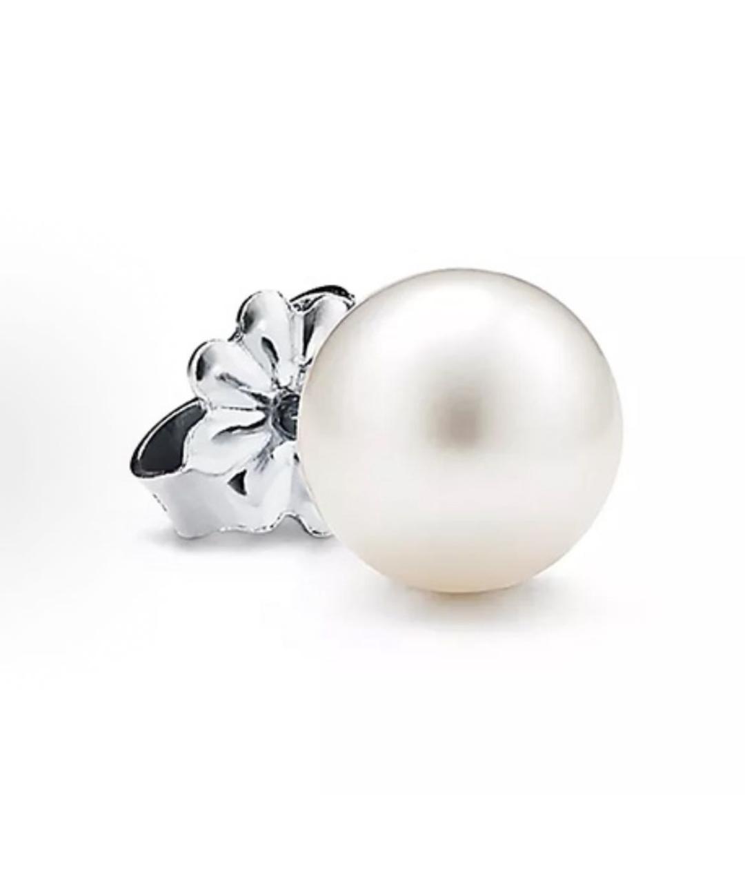 TIFFANY&CO Белые жемчужные серьги, фото 2