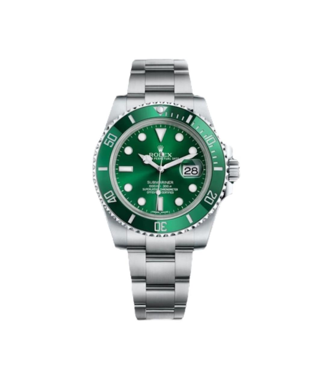ROLEX Зеленые часы, фото 3