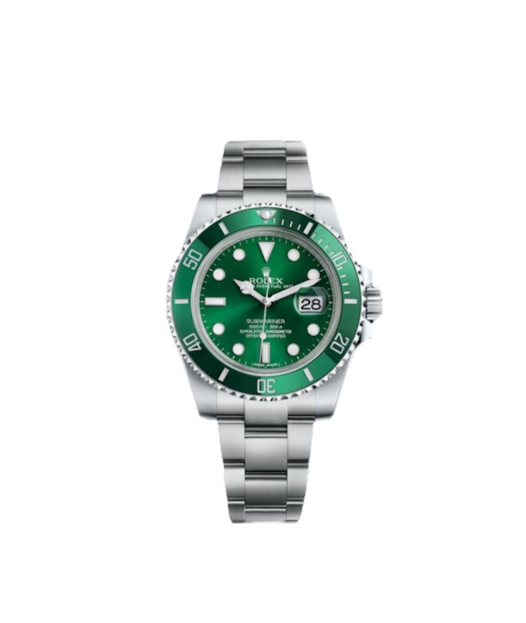 ROLEX Зеленые часы, фото 2