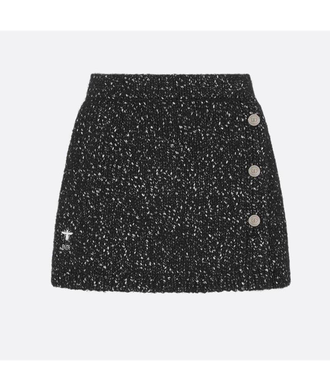 CHRISTIAN DIOR Черная юбка, фото 4