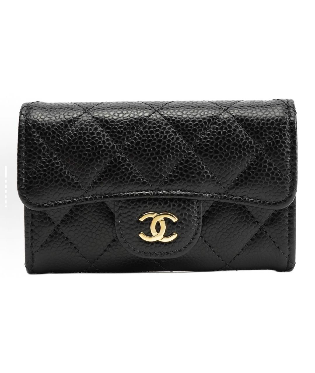 CHANEL Черная сумка с короткими ручками, фото 5
