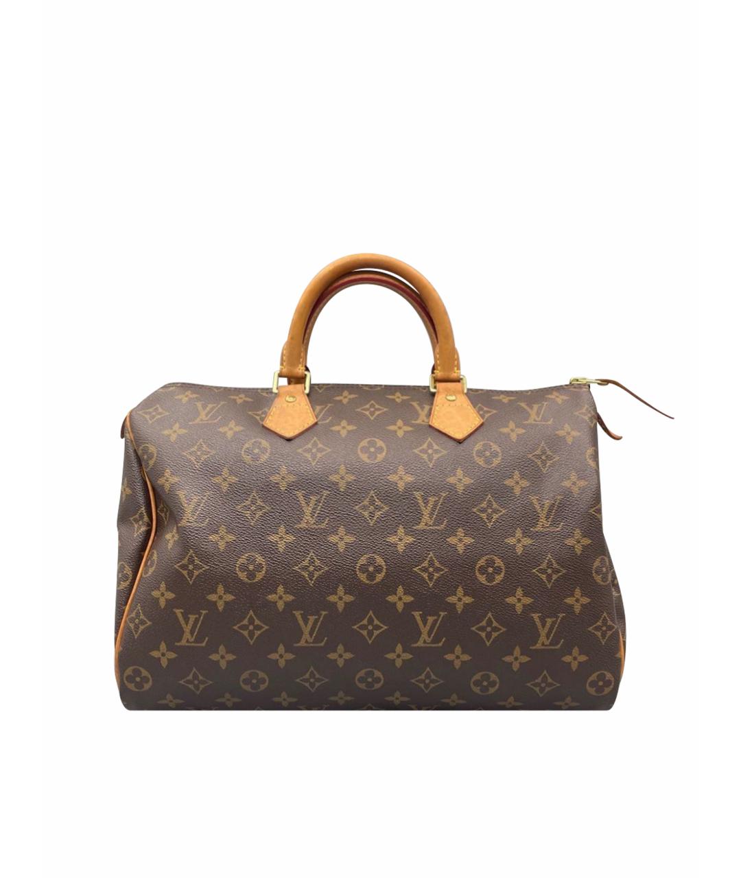 LOUIS VUITTON Коричневая сумка с короткими ручками, фото 1