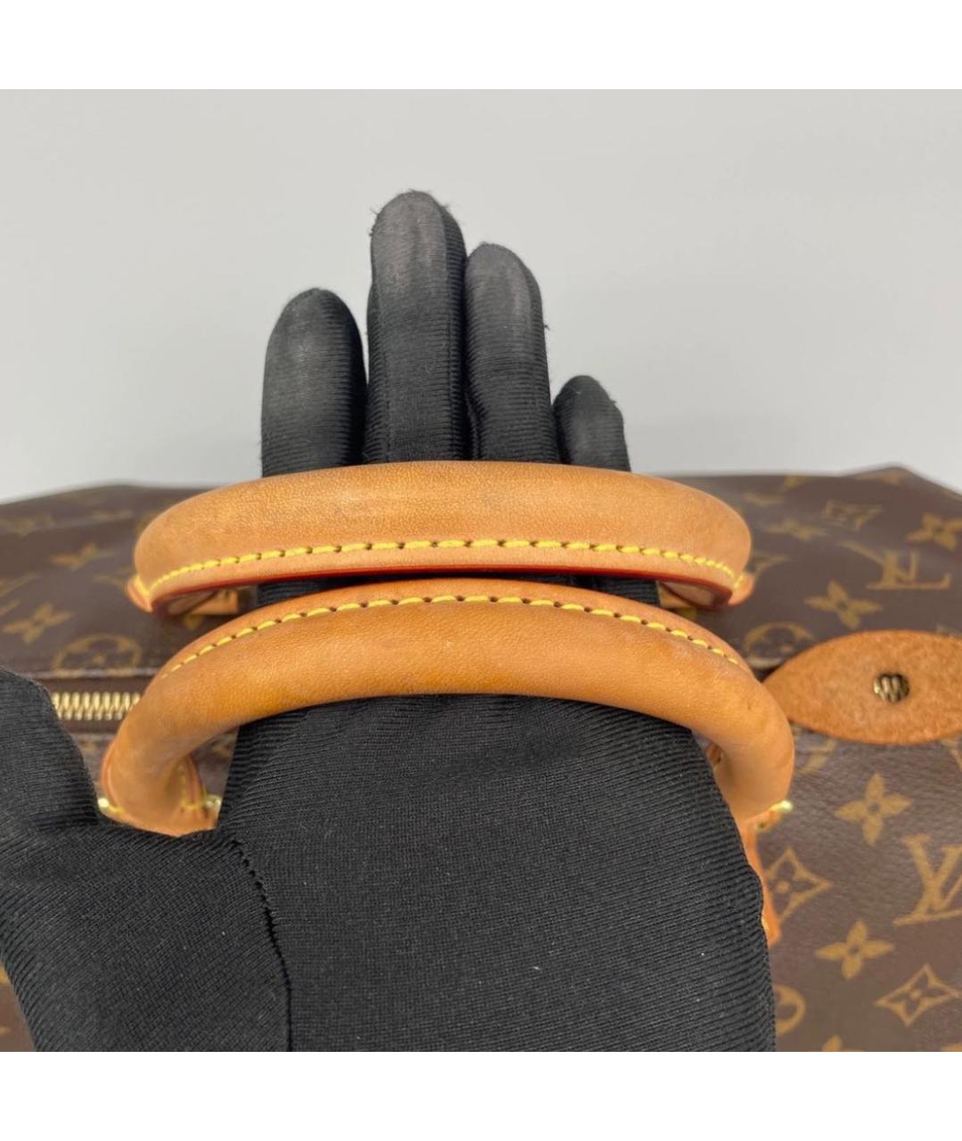 LOUIS VUITTON Коричневая сумка с короткими ручками, фото 6