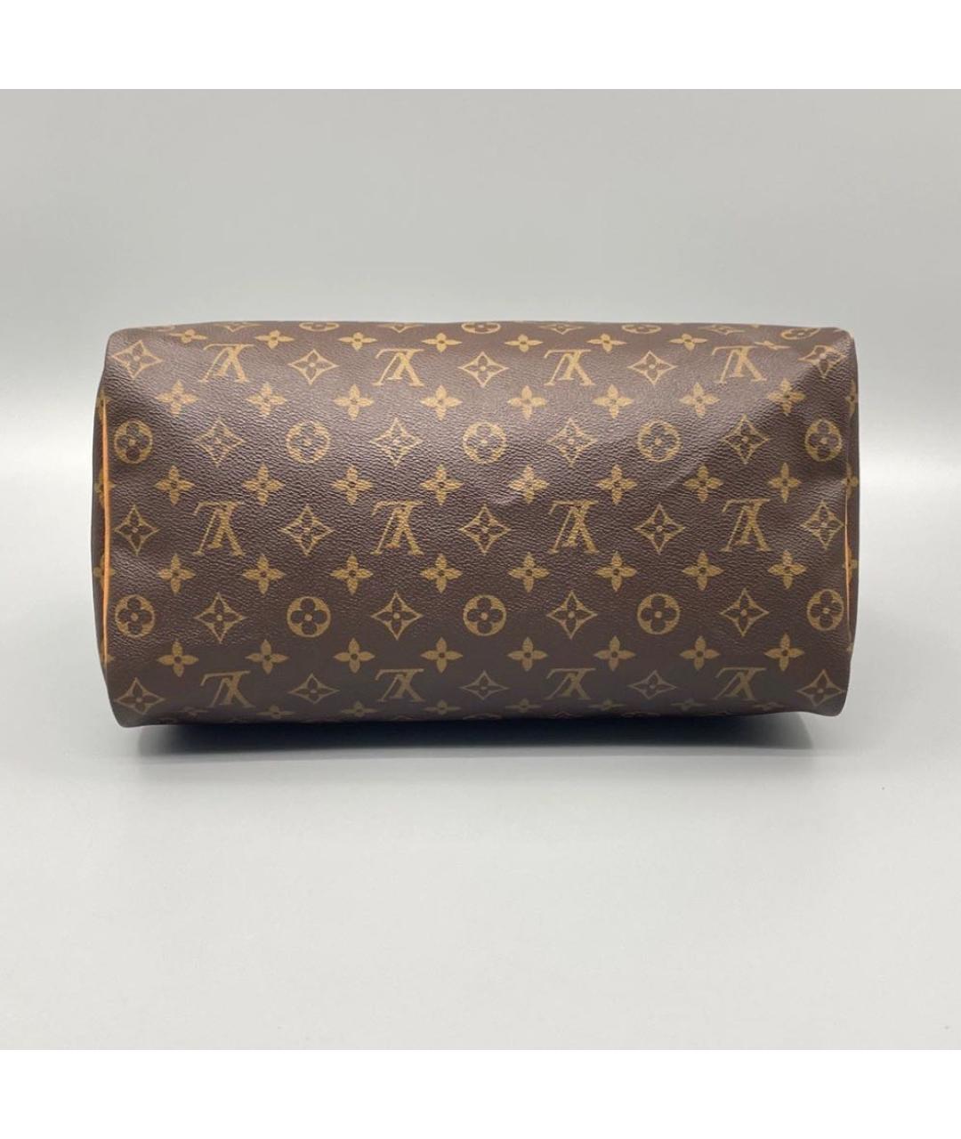LOUIS VUITTON Коричневая сумка с короткими ручками, фото 4