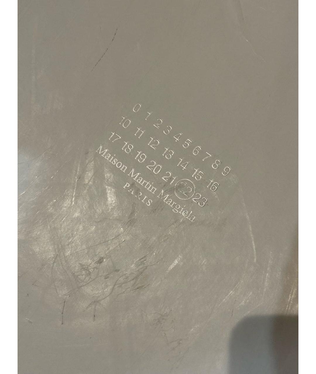 MAISON MARGIELA Черные кожаные ботфорты, фото 7