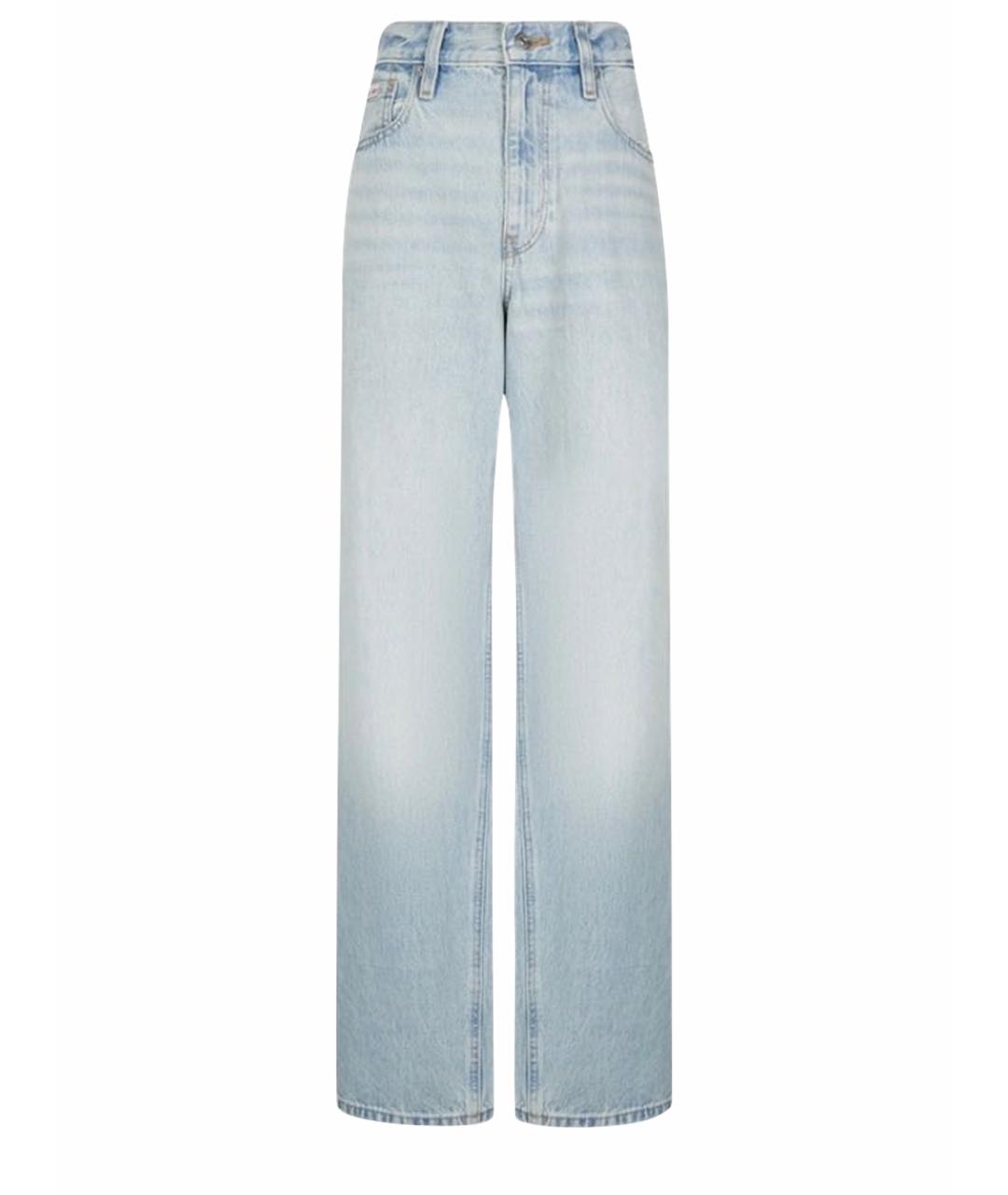CALVIN KLEIN Голубые прямые джинсы, фото 1