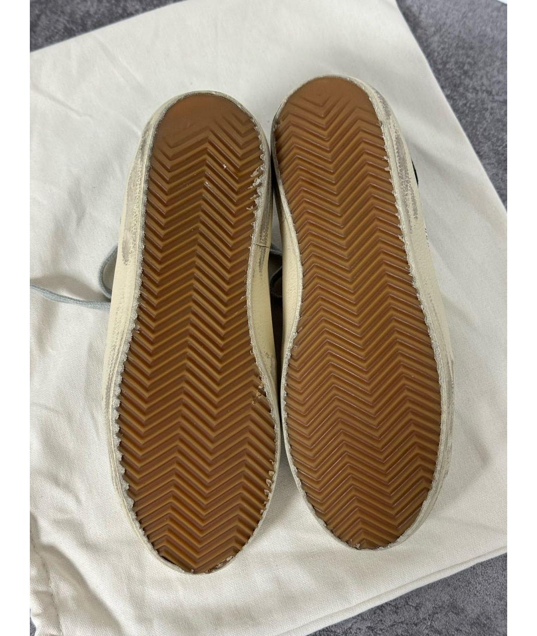 GOLDEN GOOSE DELUXE BRAND Белые кожаные кеды, фото 8