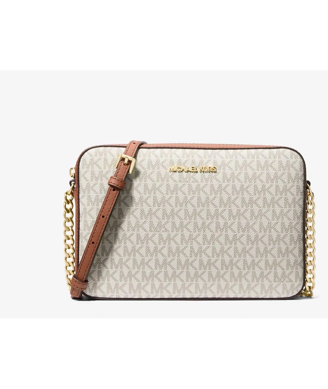 MICHAEL KORS Белая сумка через плечо, фото 4
