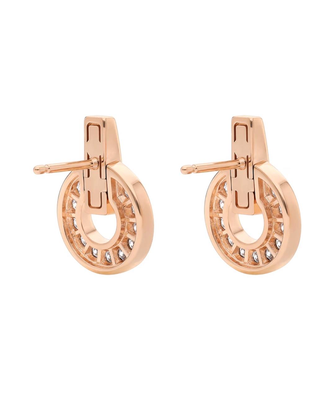 BVLGARI Розовые серьги из розового золота, фото 3