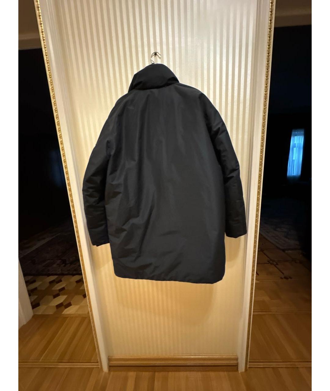 PRADA Черная полиэстеровая куртка, фото 2
