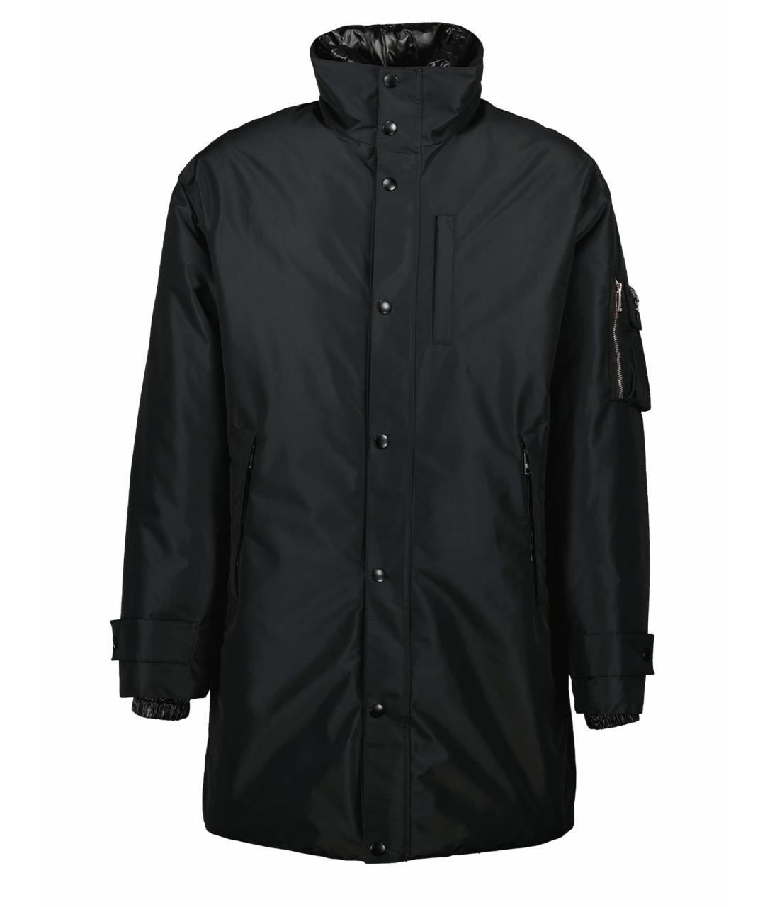 PRADA Черная полиэстеровая куртка, фото 1