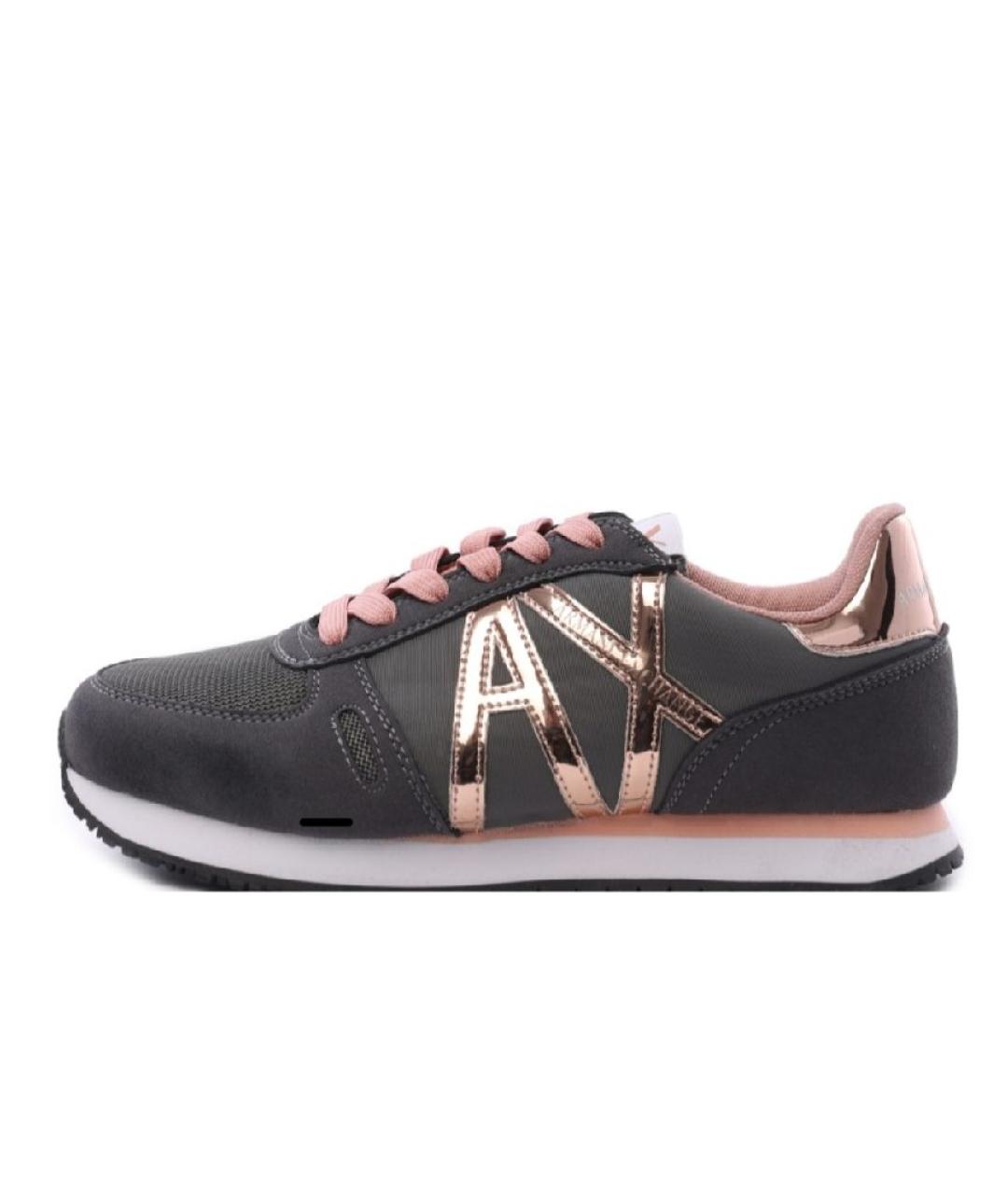 ARMANI EXCHANGE Антрацитовые кроссовки, фото 5