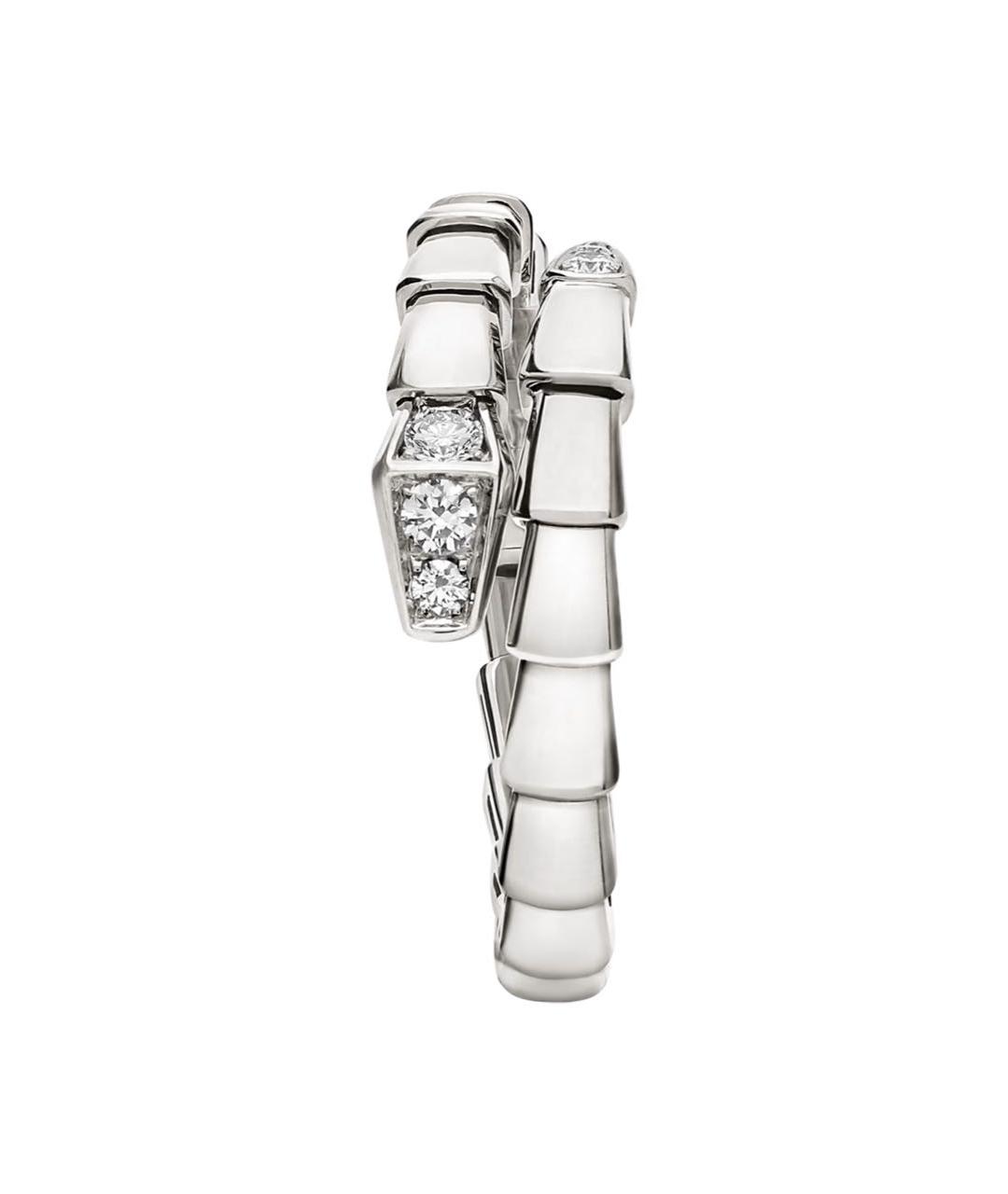 BVLGARI Белое кольцо из белого золота, фото 2