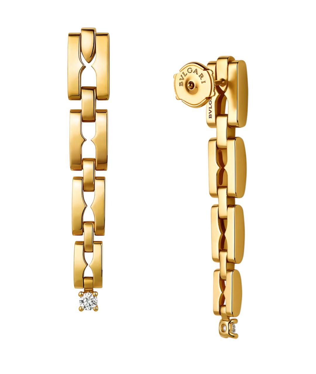 BVLGARI Желтые серьги из желтого золота, фото 3
