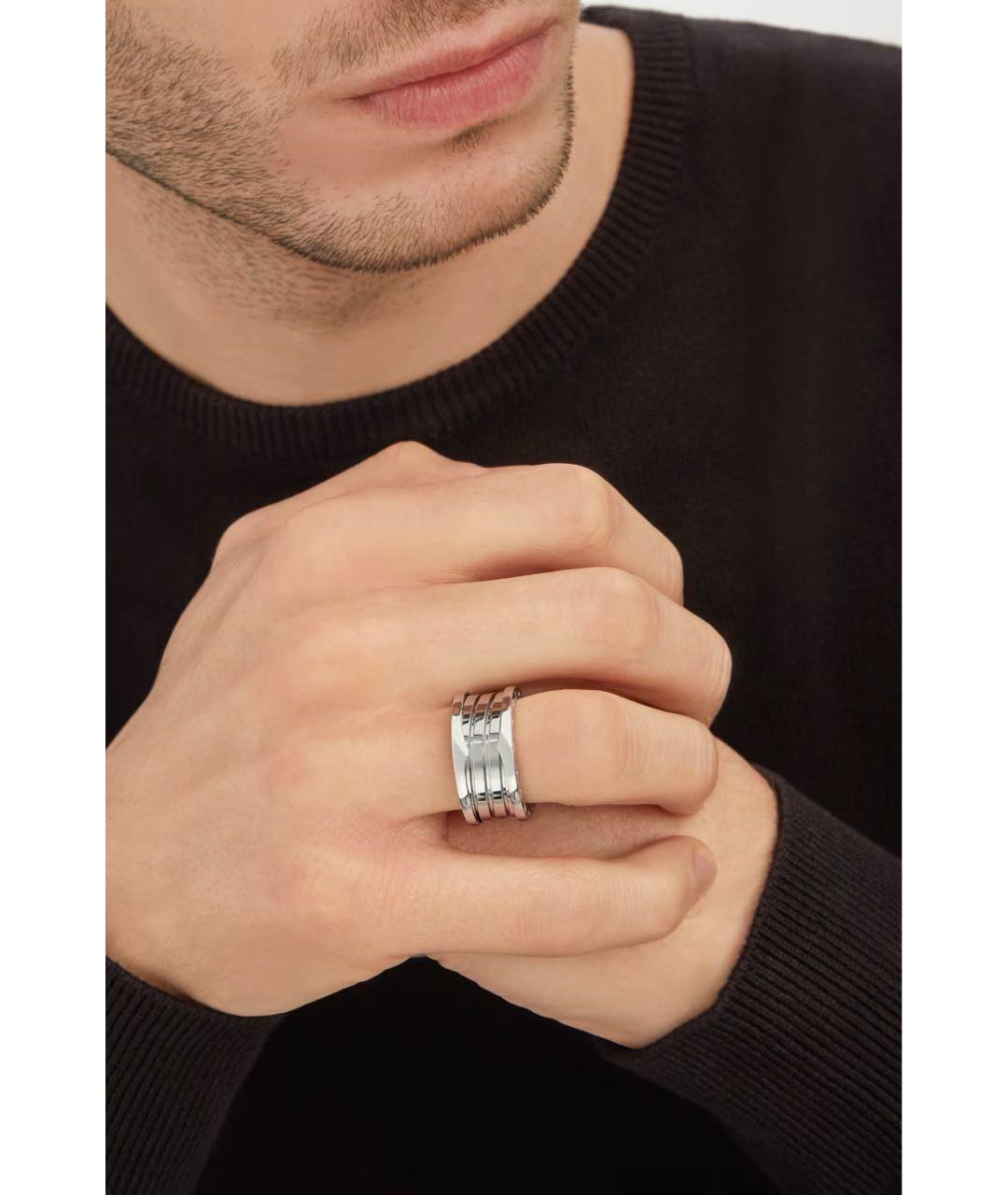 BVLGARI Белое кольцо из белого золота, фото 5