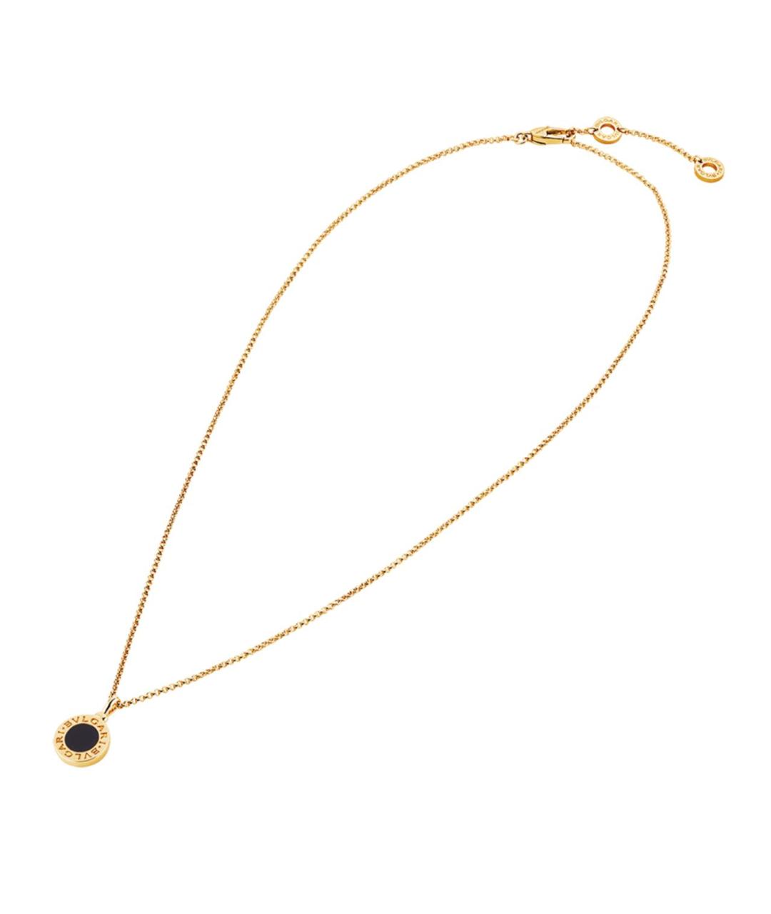 BVLGARI Черная цепочка из желтого золота, фото 2