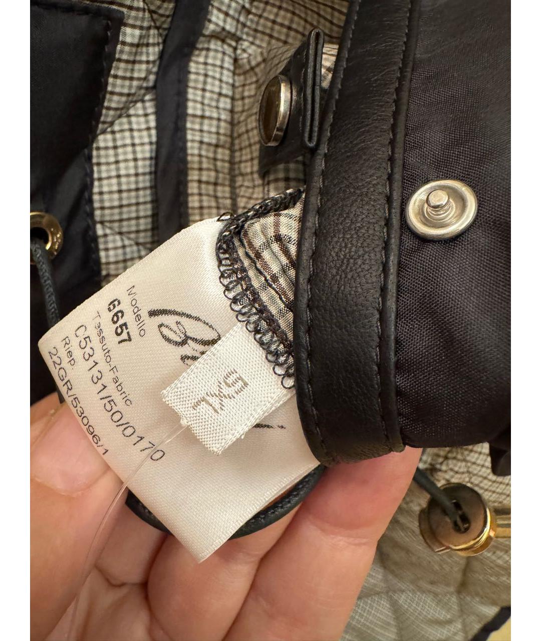 BRIONI Черная полиэстеровая куртка, фото 5