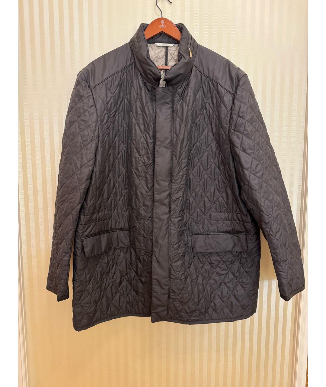 BRIONI Черная полиэстеровая куртка, фото 6