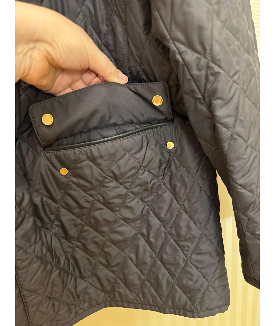 BRIONI Черная полиэстеровая куртка, фото 4