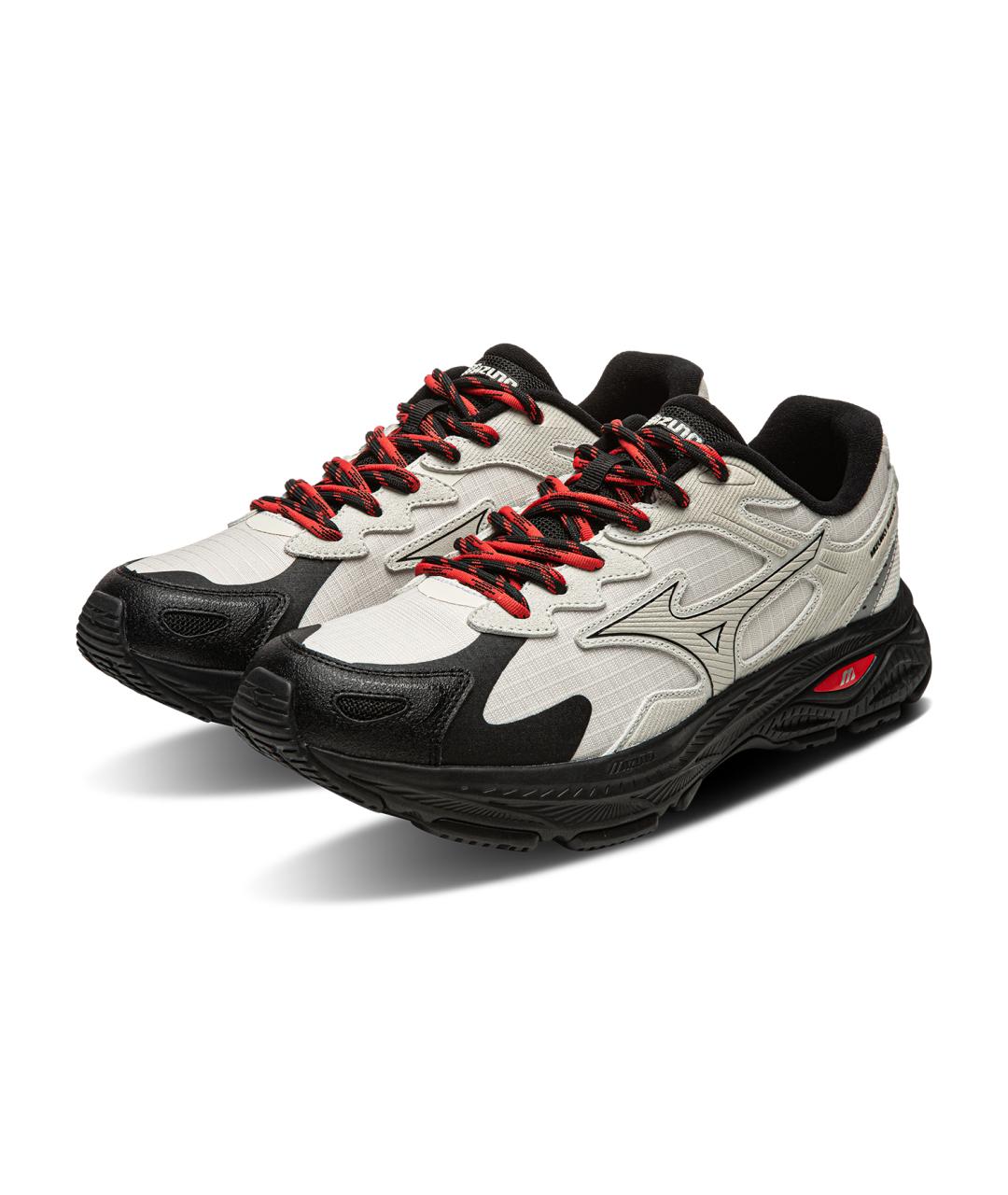 MIZUNO Серые кожаные кроссовки, фото 3