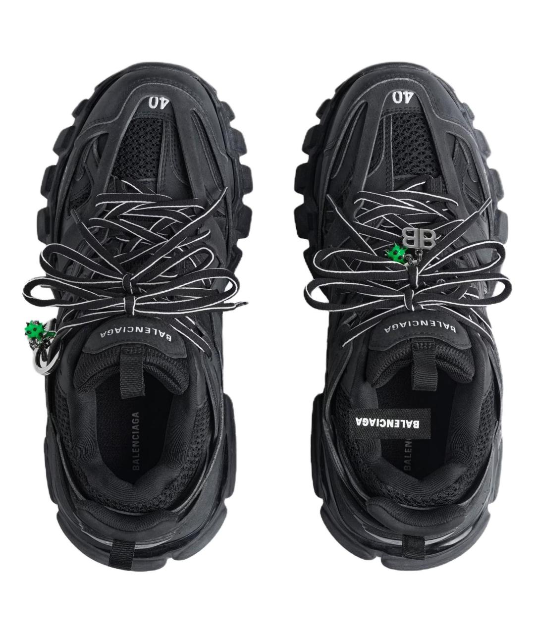 BALENCIAGA Черные низкие кроссовки / кеды, фото 5