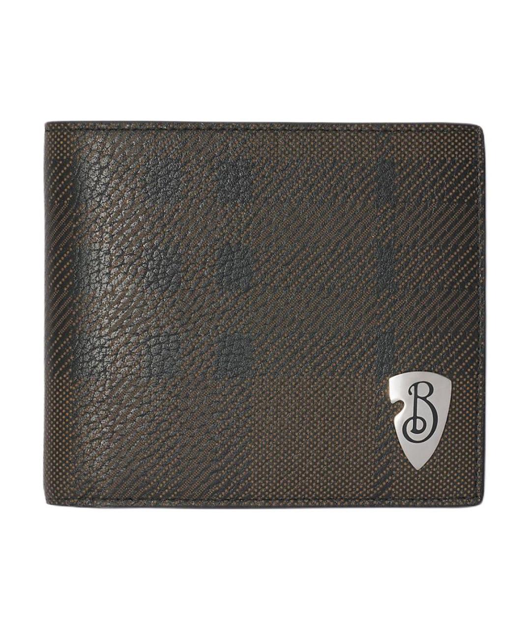 BURBERRY Черный кожаный кошелек, фото 1
