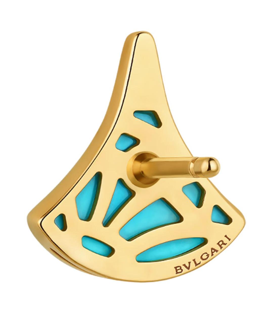 BVLGARI Желтые серьги из желтого золота, фото 3