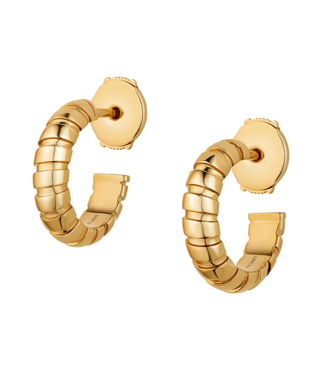 BVLGARI Желтые серьги из желтого золота, фото 2