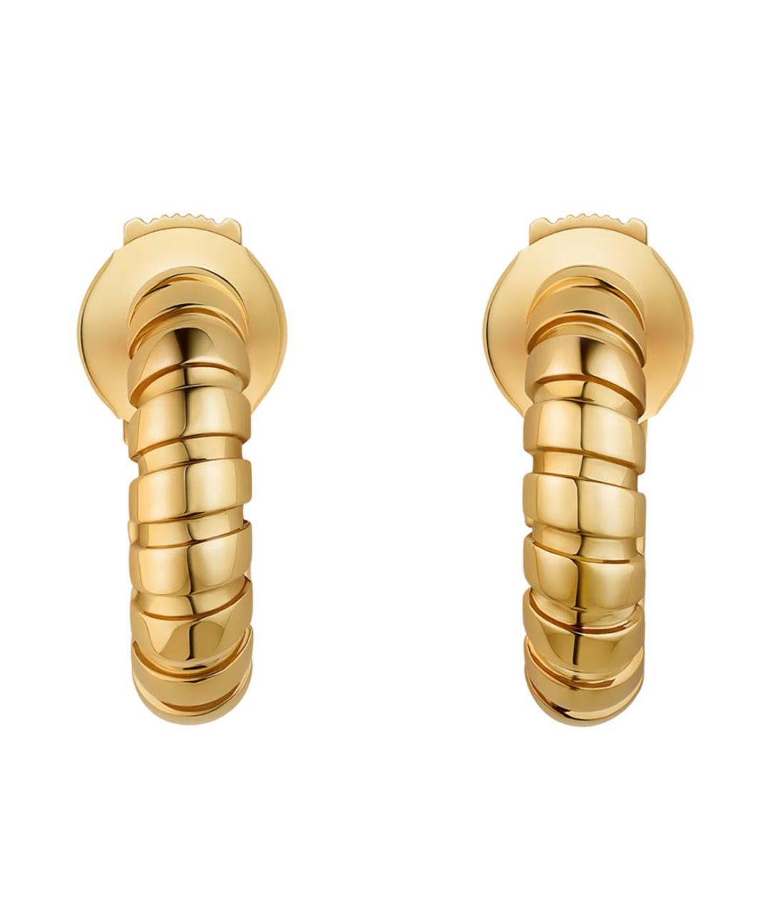 BVLGARI Желтые серьги из желтого золота, фото 1