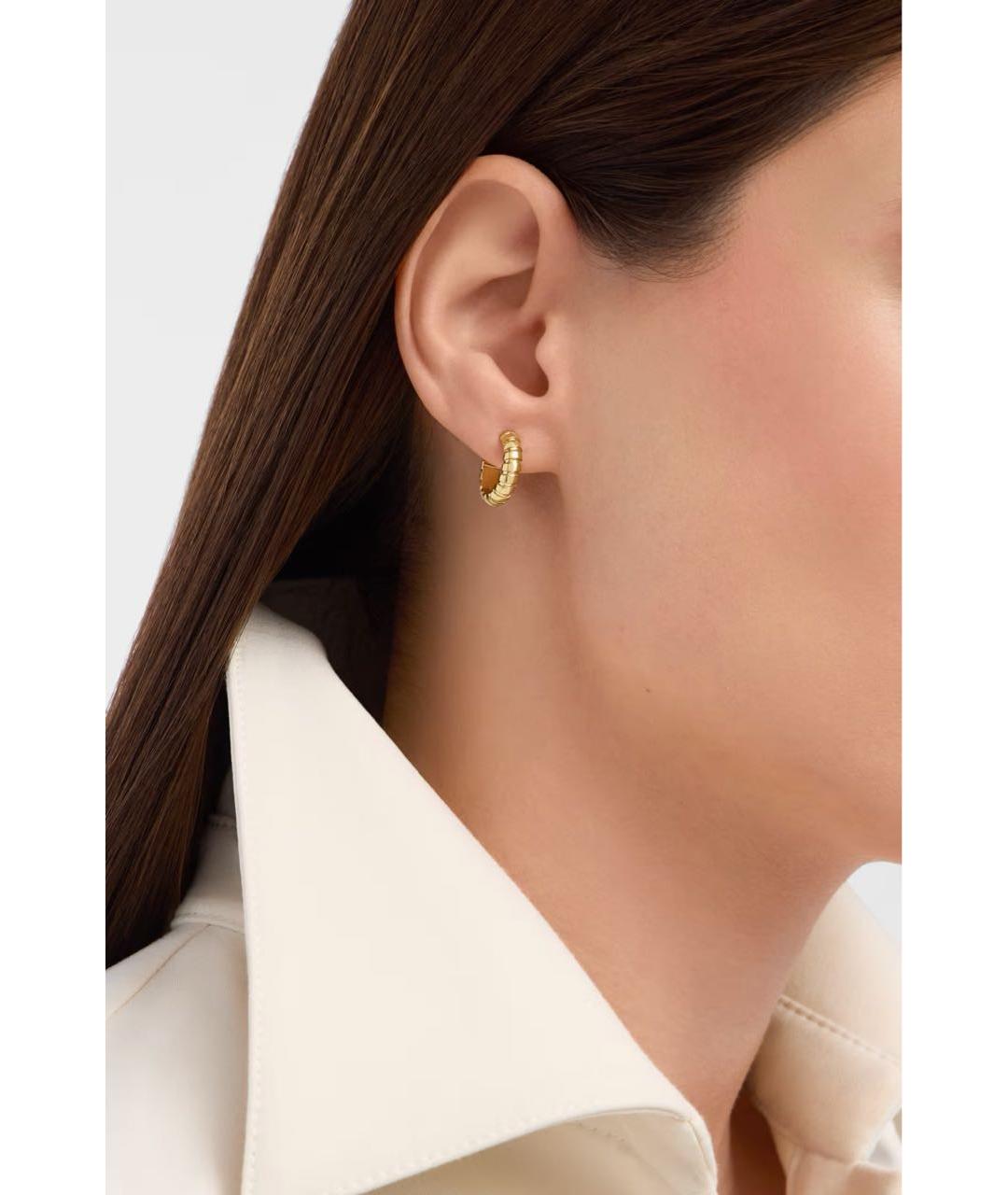 BVLGARI Желтые серьги из желтого золота, фото 4