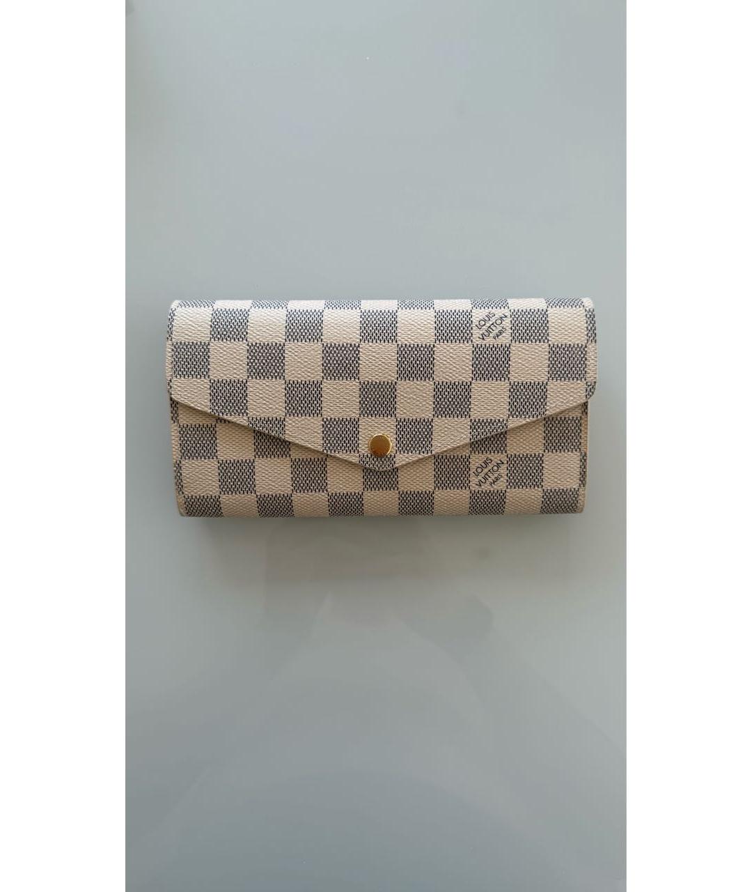 LOUIS VUITTON Бежевый кошелек из искусственной кожи, фото 5